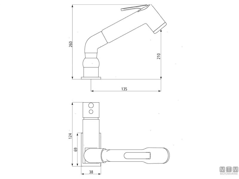 Miscelatore Shut Off Marine