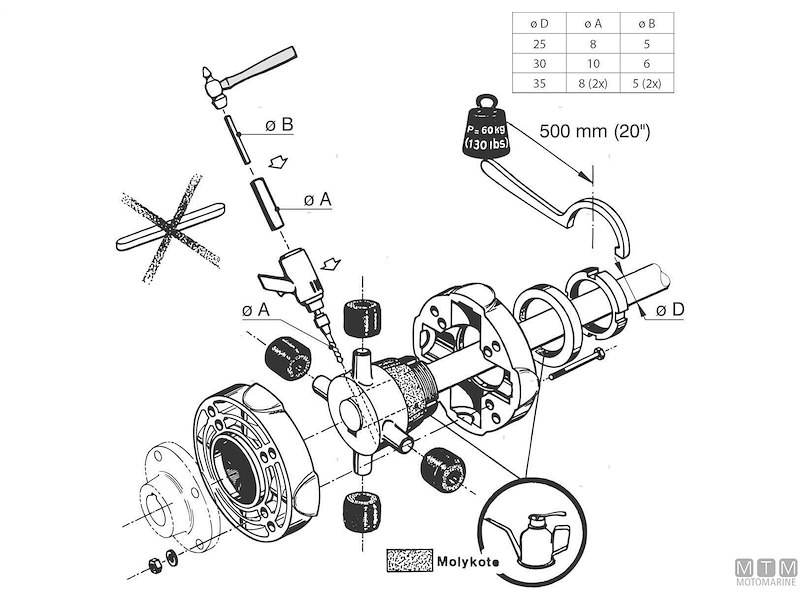 Giunto Elastico Vetus Type 6
