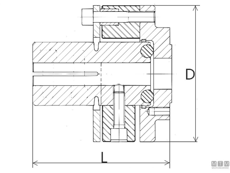Giunto Elastico Vetus BullFlex