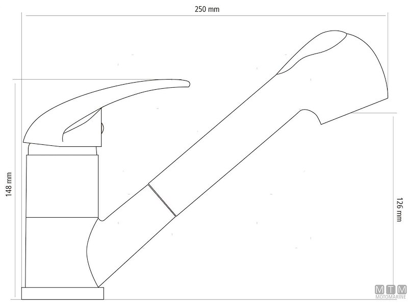 Miscelatore Shower Un Getto