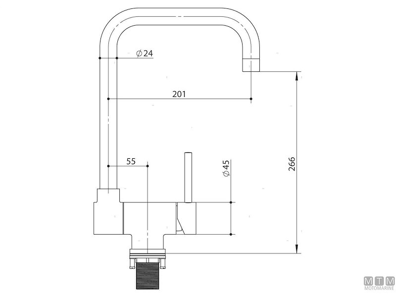 MISCELATORE FOLD INOX 