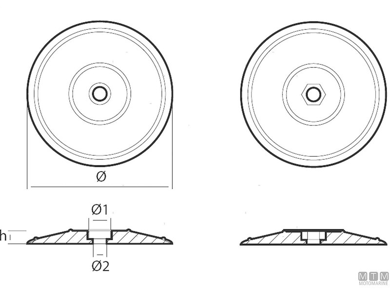 Anodo a Flangia in Coppia 