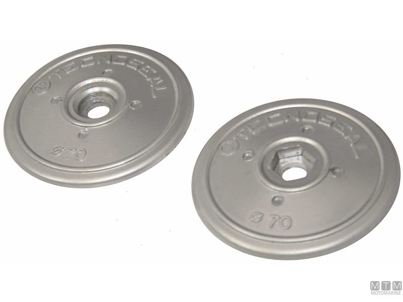 Anodi Flangia Tonda in Coppia con Viti