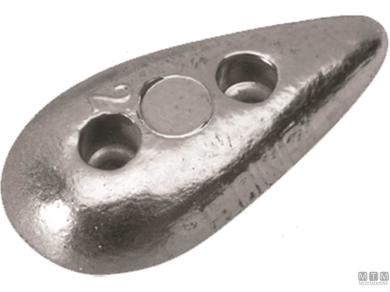 ANODO OVAL SHORT L85MM ZN 