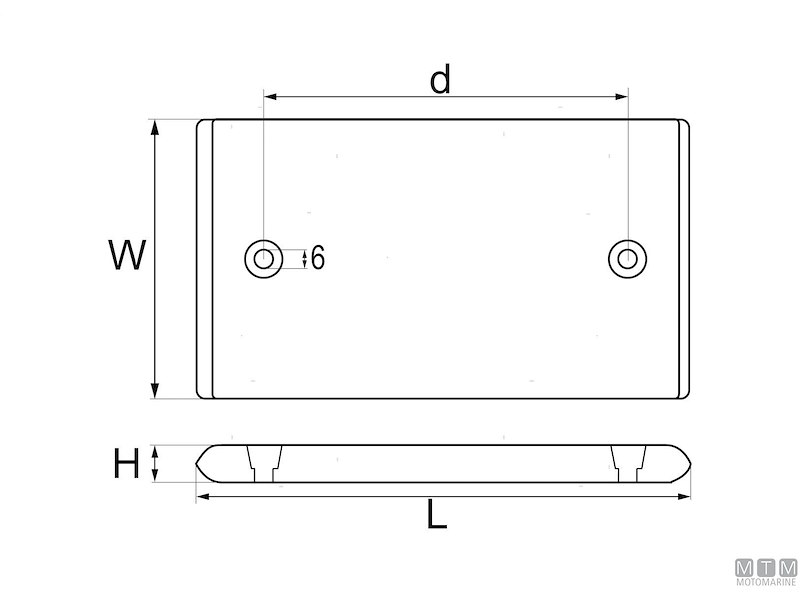 ANODO REC 1 L100MM ZN 