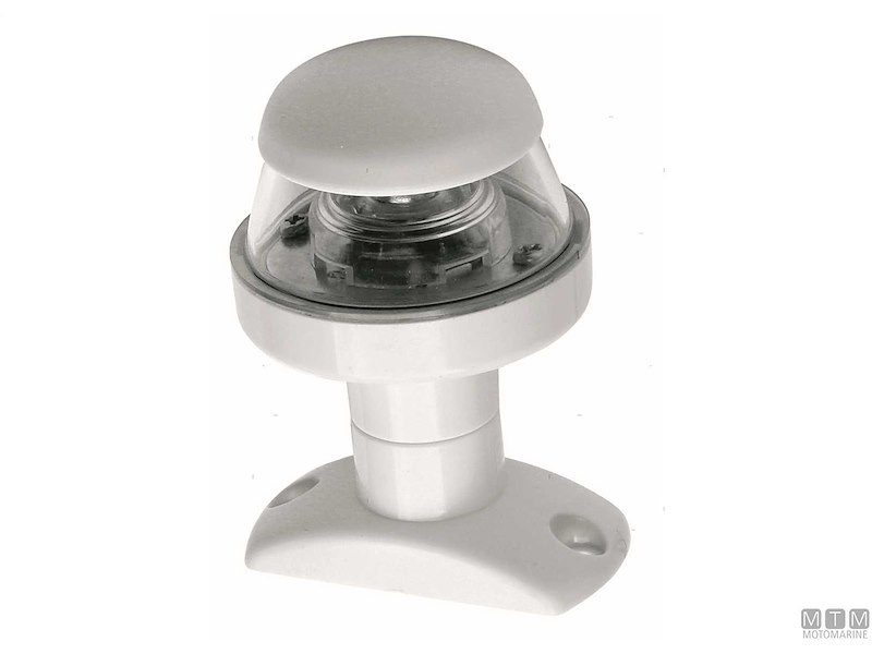 FANALE LED 360°12V CON BASE BIANCO 
