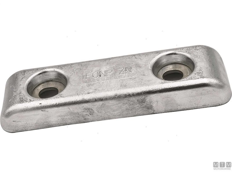 ANODO A PIASTRA PER VETUS 5KG QUADRO L290MM IN ZINCO