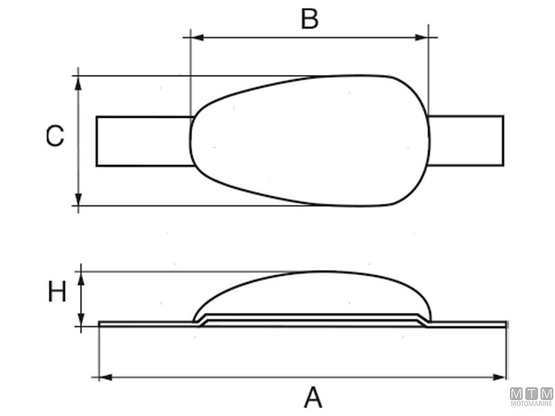Anodo Piastra Goccia a Saldare
