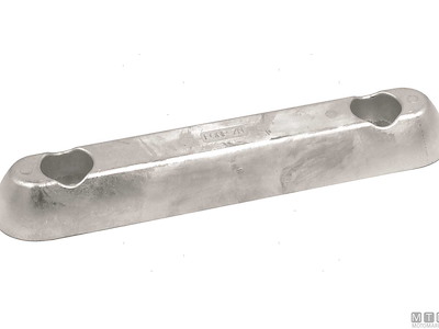 ANODO A PIASTRA PER VETUS 3KG L290MM IN ZINCO 