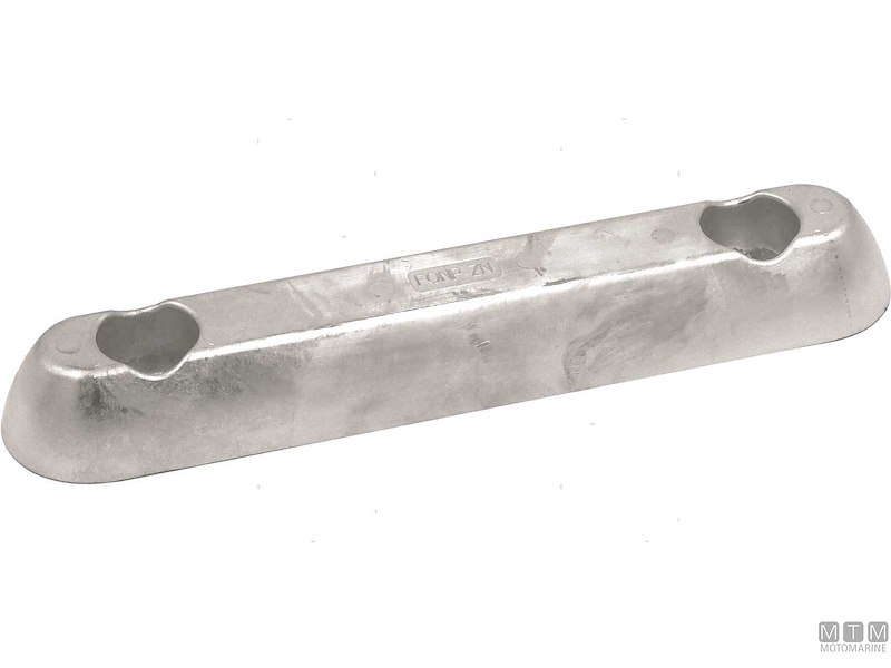 ANODO A PIASTRA PER VETUS 3KG L290MM IN ZINCO 