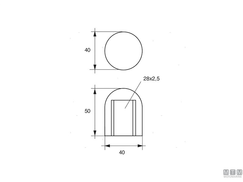 Anodi Ogiva Threaded M