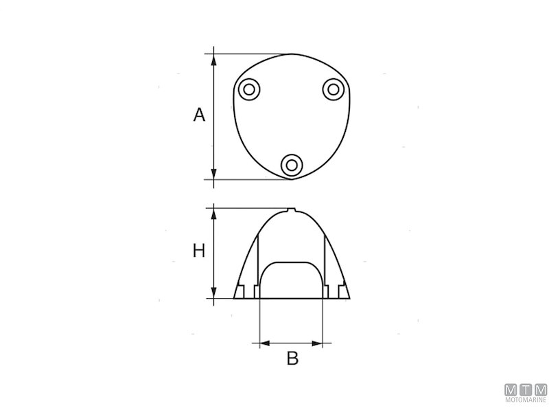 Anodi Ogiva Max-Prop 3 Pale