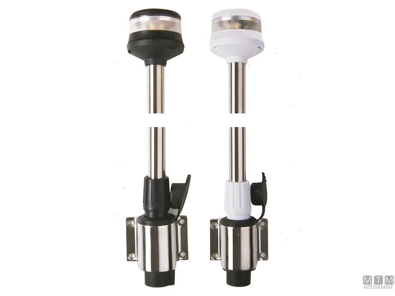 Fanale LED (R.I.Na.) su Asta Baionetta Parete 