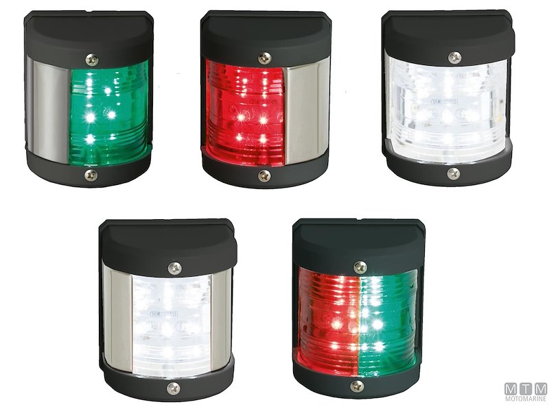 Fanali di Navigazione (CE) Midi LED Black