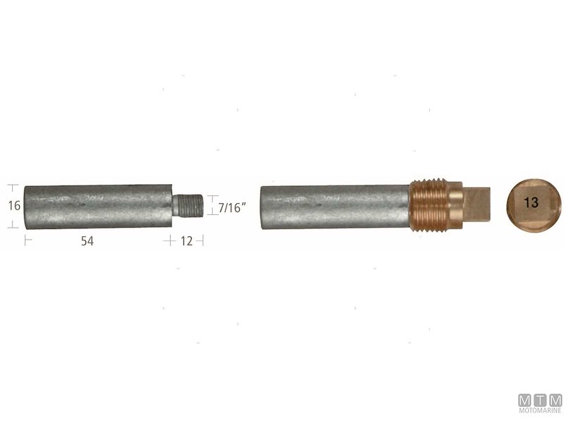 Barrotti Motore General Motors (16x54mm)