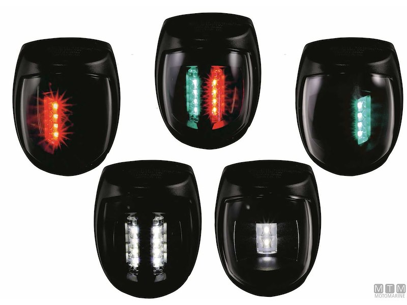 Fanali USCG-COLREG LED Sirius Black