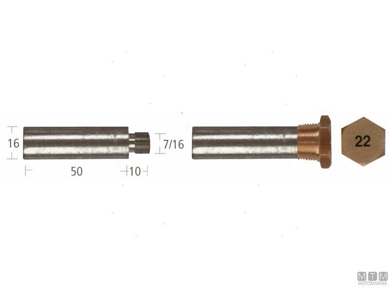 Barrotti Motore Cummins (16x50mm)