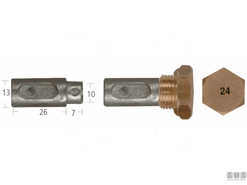 Barrotti Motore Aifo-Fiat (13x26+7mm)