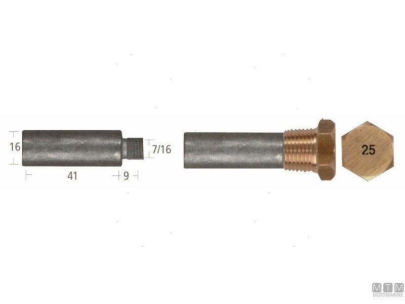 Barrotti Motore   Caterpillar (16x41mm)