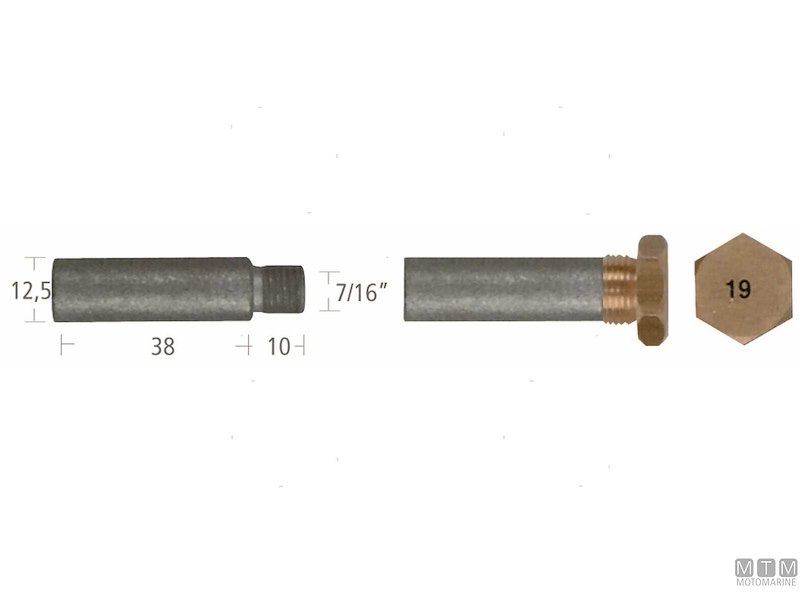 Barrotti Motore Caterpillar (12,5x38mm)