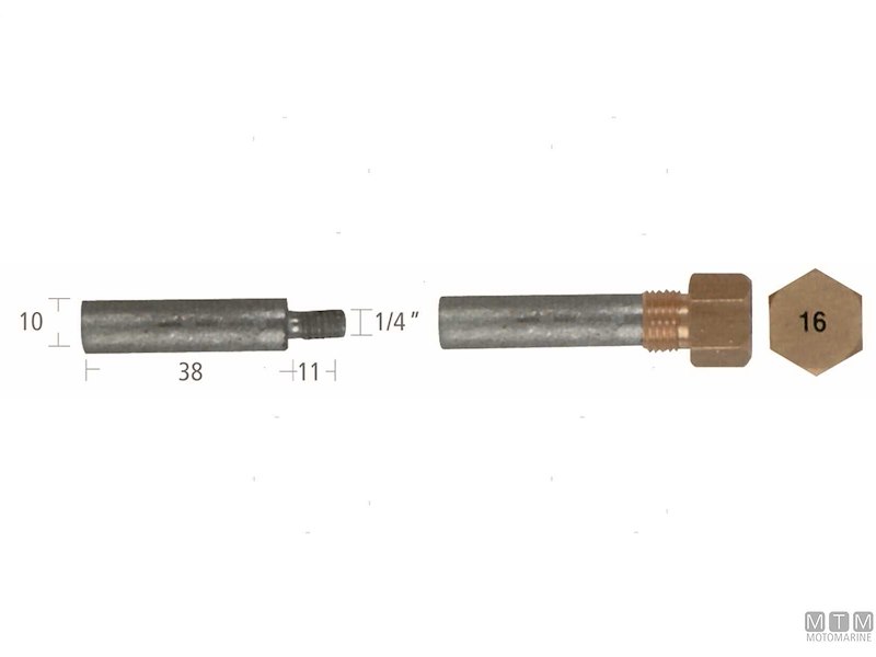 Barrotti Motore Caterpillar (10x38mm)