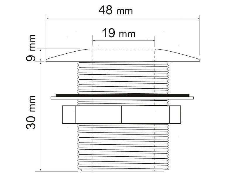 BASETTA DOCCIA CROMO 