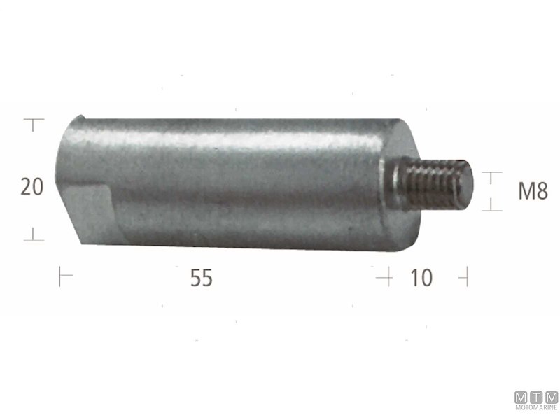 ANODO BARROTTO YANMAR SAIL DRIVE ZN 