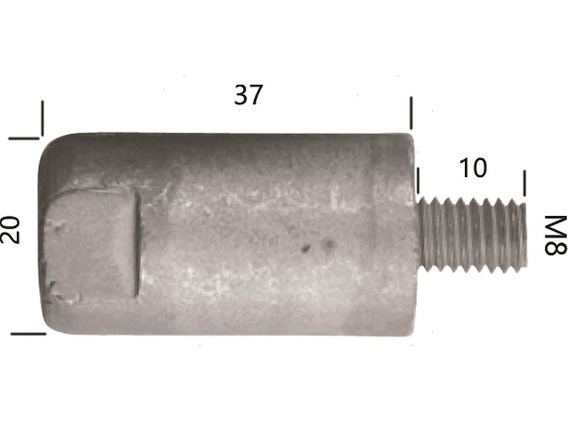 ANODO BARROTTO YANMAR 6CX-ETE ZN 