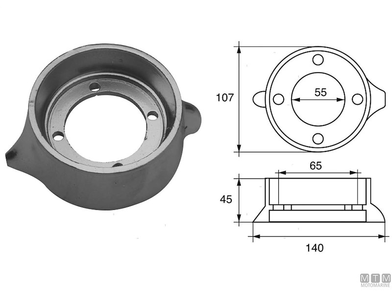 ANODO COLLARE VOLVO SD 110 ZN 