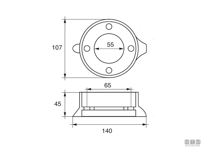 ANODO COLLARE VOLVO SD 110 ZN 