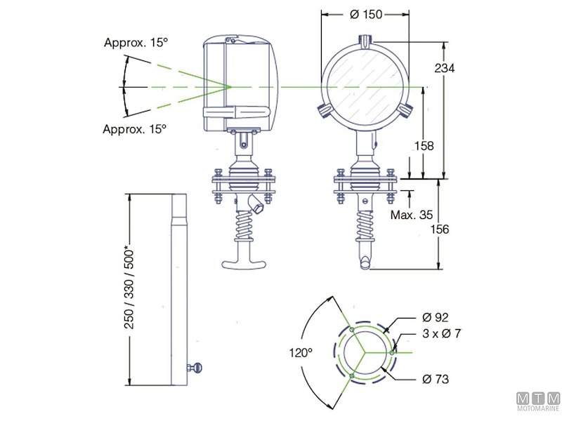 Faro DHR 150 LED Cabin Control