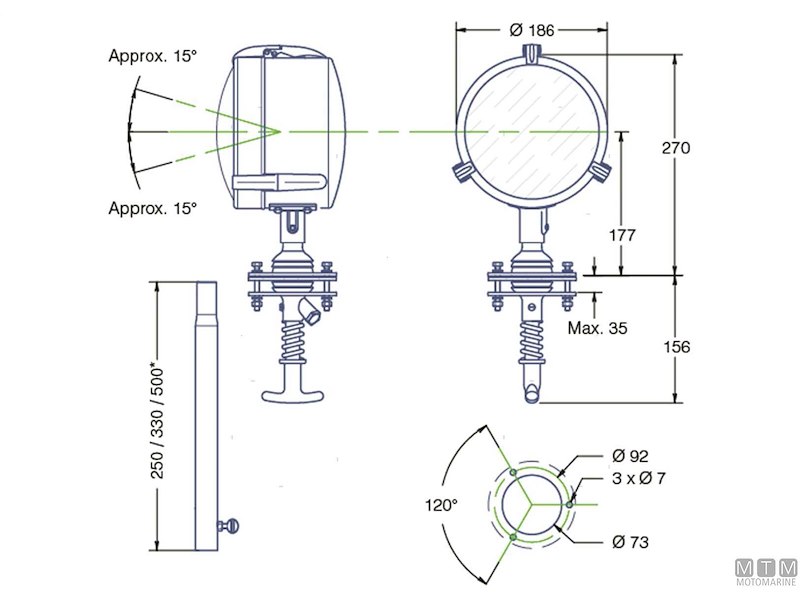 Faro DHR 180 LED Cabin Control