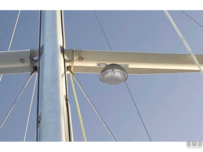 FARO CROCETTA FISSO 12V INOX 