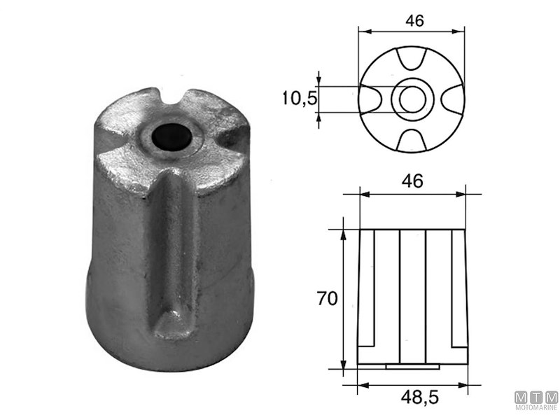 ANODO BARROTTO STAR VOLVO IPS ZN 