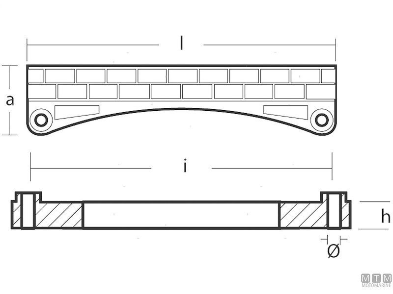 ANODO BARRA OMC IN ZINCO 