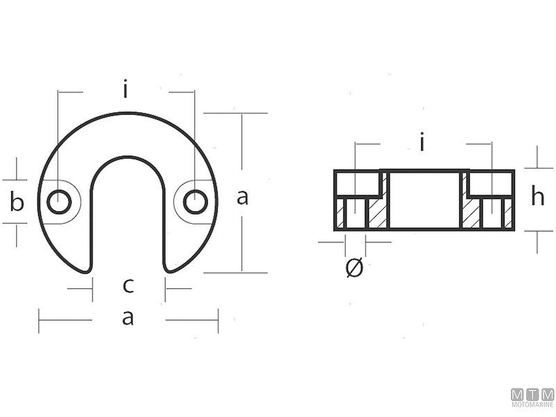Anodo Collare per Mercruiser Alpha One