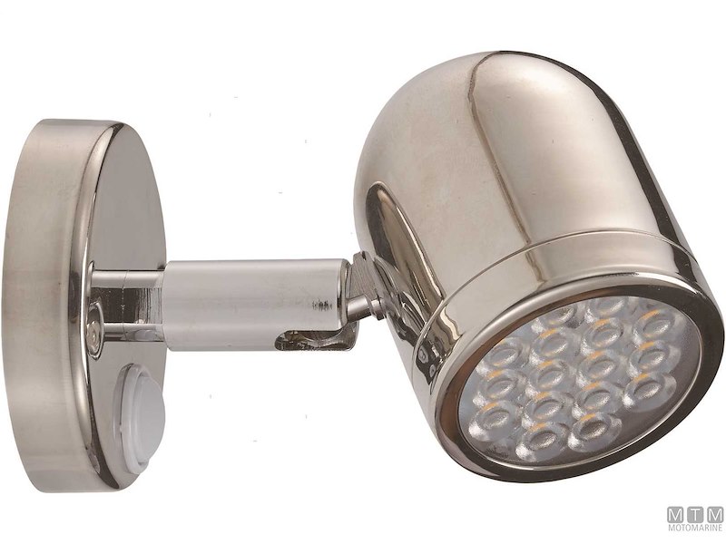 SPOT LED 12/24V 3W CAP INOX 