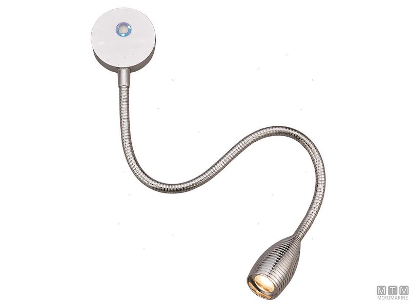 LUCE CARTEGGIO LED 12/24V CHROME FLEX D 