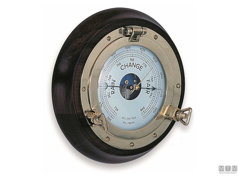 Barometro / Orologio su Oblo' e Cornice