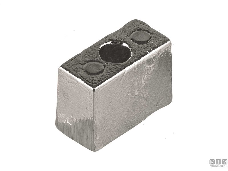 ANODO CUBO PER TOHATSU M9.9B IN ZINCO 