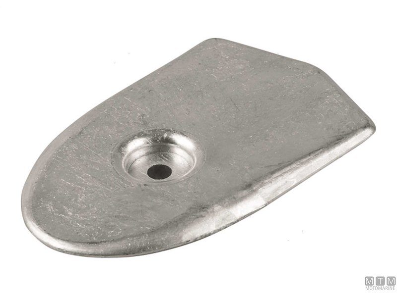 ANODO PLACCA PIEDE YAMAHA 6C/8C IN ZINCO 