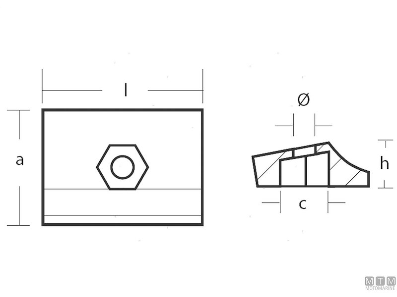 ANODO PIASTRINA JOHN/EVIN 9.9/15 IN ZINCO 