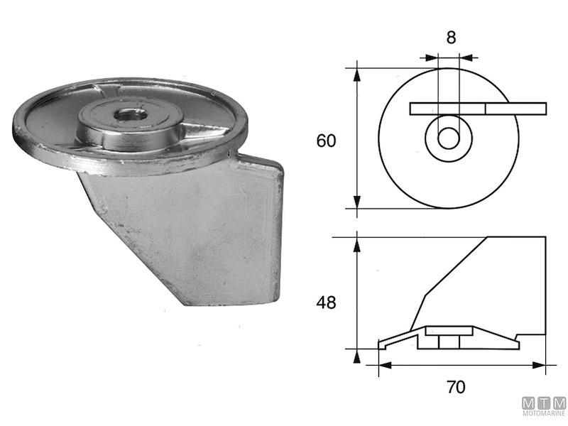 ANODO PINNA SUZUKI DT55 ZN 