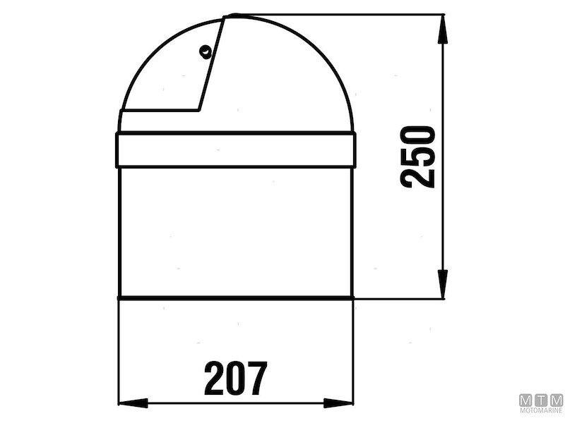 Bussola Riviera White Star B6W6 Inox