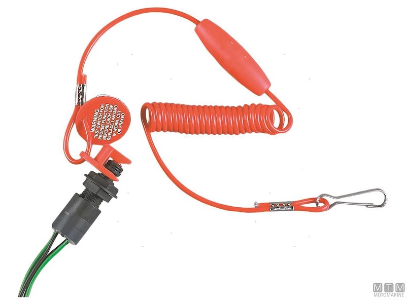 INTERRUTTORE STOP MOTORE UNI CON CAVI 