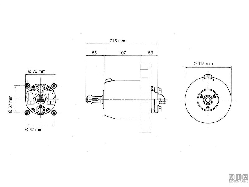 Timoneria Idraulica Ultraflex UC215 
