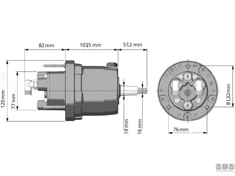 Timoneria Idraulica Ultraflex UC69 