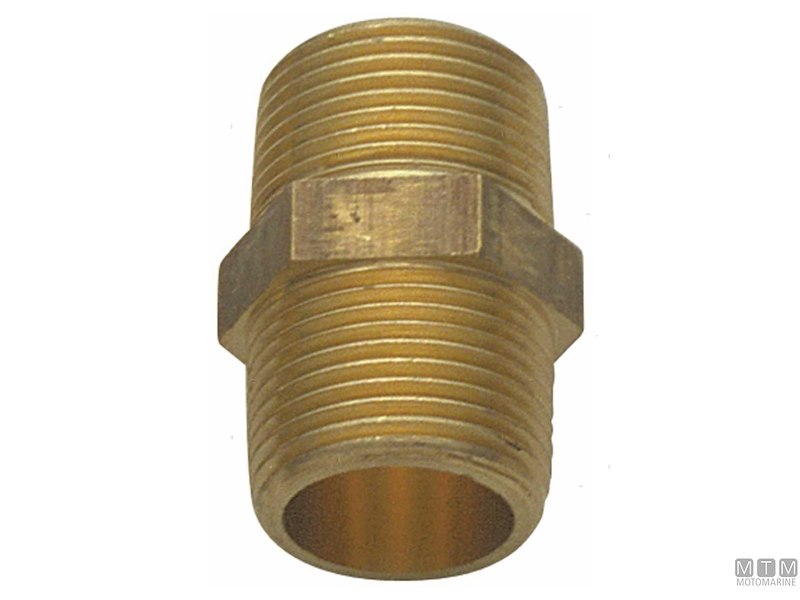 Nipple Doppio in Ottone