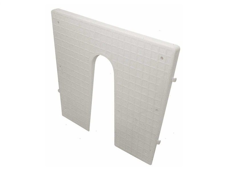 PIASTRA SALVAPOPPA ANGOLATA PL BIANCA 