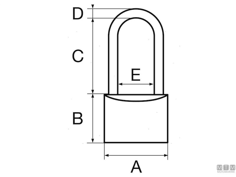 Lucchetti Hardinox Arco Lungo